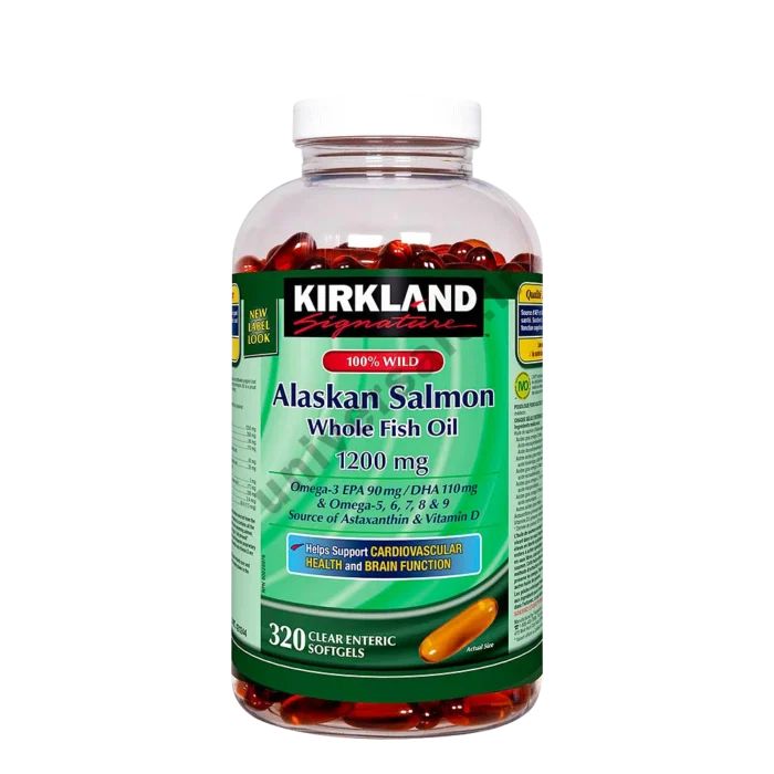 ki06-1mn6g روغن ماهی سالمون آلاسکا کرکلند