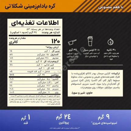 کازئین استاندارد اپتیموم ناتریشن 04