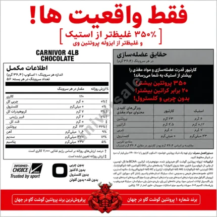 پروتئین بیف کارنیور ماسل مدز 04