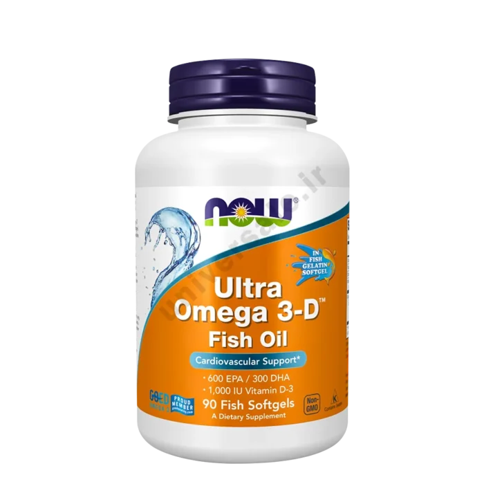 NOW Ultra Omega-3-D Fish Oil90 اولترا امگا 3 تری دی ناو