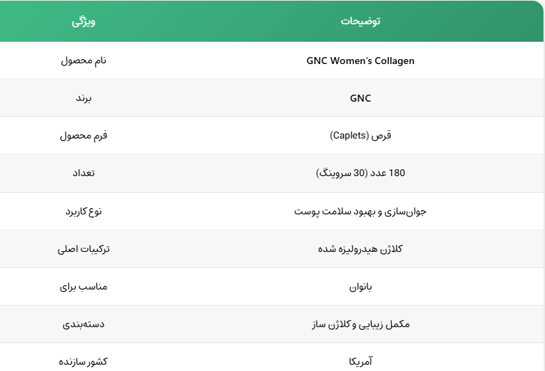 کلاژن ومن جی ان سی