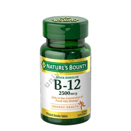 ویتامین B12 نیچرز بونتی 2500 میکروگرم