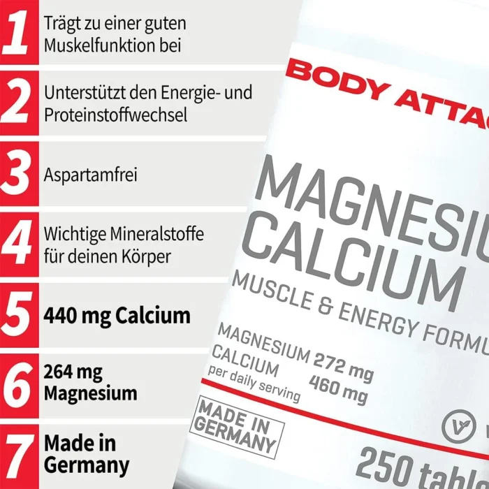 Body Attack Magnesium Calcium