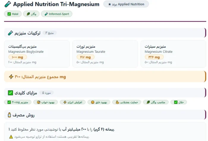 Applied Professional Tri-Magnesium
