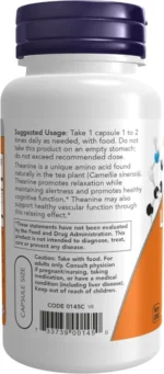 ال تیانین ناو فودز ۱۰۰ میلی گرم L-Theanine Now Foods 100mg