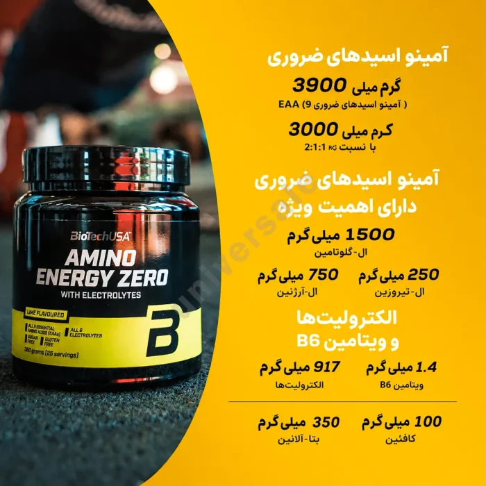 آمینو انرژی زیرو بایوتک 360 گرم