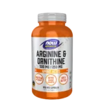 آرژنین و اورنیتین ناو اسپرت NOW Sports Arginine & Ornithine 500/250 mg