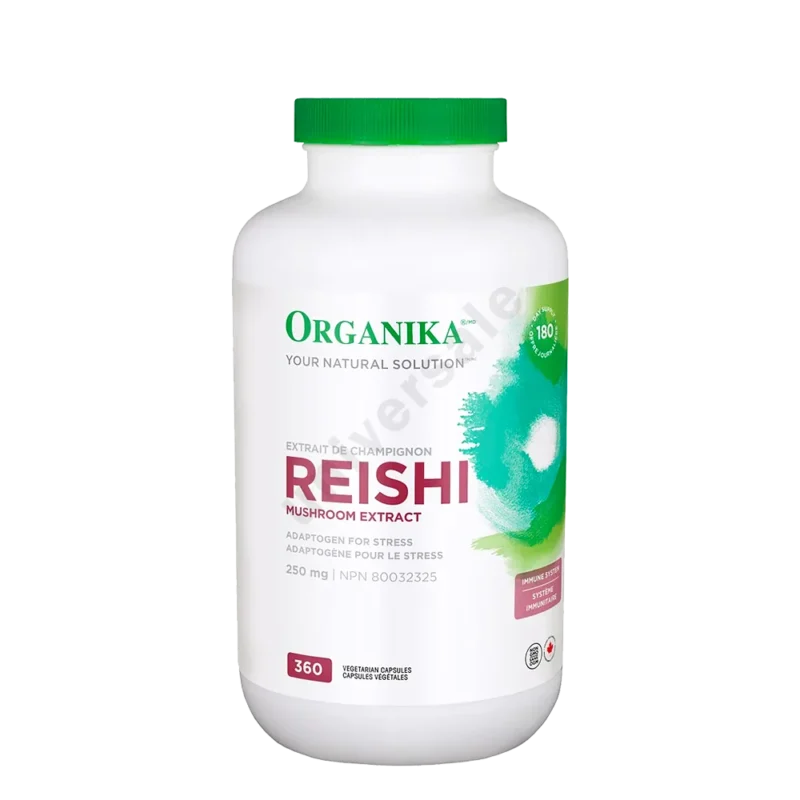 عصاره قارچ ریشی Organika Reishi Mushroom Extract 250mg 360 capsules